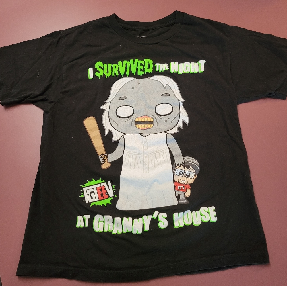 FGTeeV, size boys LG, black